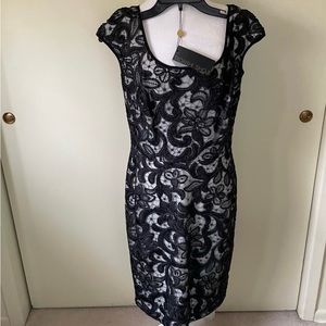 Women’s Black Lace Cocktail Dress by Tadashi Shoji